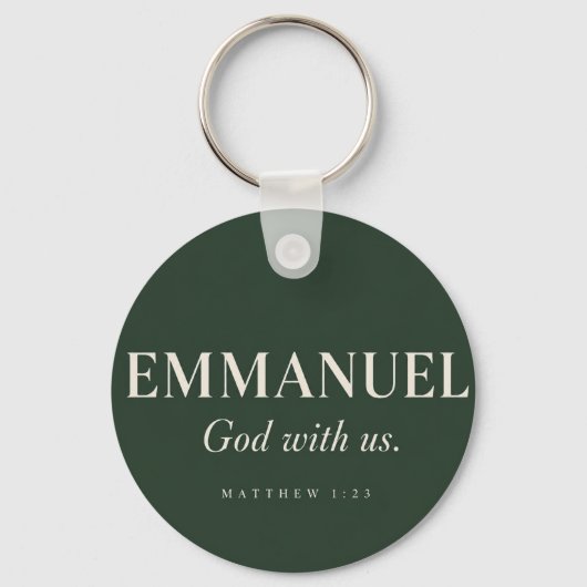EMMANUEL | マタイによる福音書 1:23 | クリスマス キーホルダー (正面)