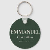 EMMANUEL | マタイによる福音書 1:23 | クリスマス キーホルダー (裏面)