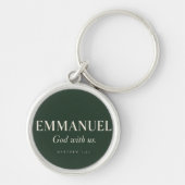 EMMANUEL | マタイによる福音書 1:23 | クリスマス キーホルダー (正面)