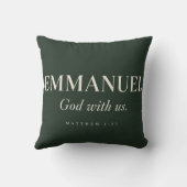 EMMANUEL | マタイによる福音書 1:23 | クリスマス クッション (裏面)