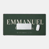 EMMANUEL | マタイによる福音書 1:23 | クリスマス デスクマット (キーボード&マウス)