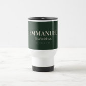 EMMANUEL | マタイによる福音書 1:23 | クリスマス トラベルマグ (中央)