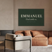 EMMANUEL | マタイによる福音書 1:23 | クリスマス ポスター