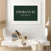 EMMANUEL | マタイによる福音書 1:23 | クリスマス ポスター