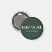 EMMANUEL | マタイによる福音書 1:23 | クリスマス マグネット (正面/裏面)