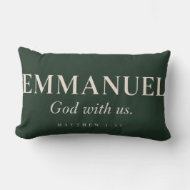 EMMANUEL | マタイによる福音書 1:23 | クリスマス ランバークッション