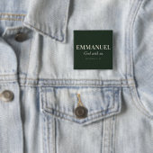 EMMANUEL | マタイによる福音書 1:23 | クリスマス 缶バッジ (インサイチュ)
