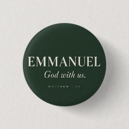 EMMANUEL | マタイによる福音書 1:23 | クリスマス 缶バッジ