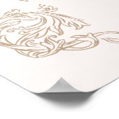 Emmanuel God With Us Neutral Christian Christmas  ポスター (角)