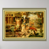 Emmanuel Oberhauser "Roman Bath" 12 x 16 ポスター (正面)