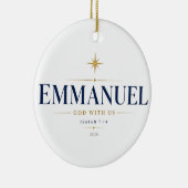 Emmanuel Star 2026 セラミックオーナメント (右)