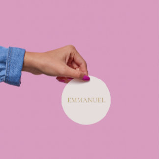 Emmanuel Sticker #2 ラウンドシール