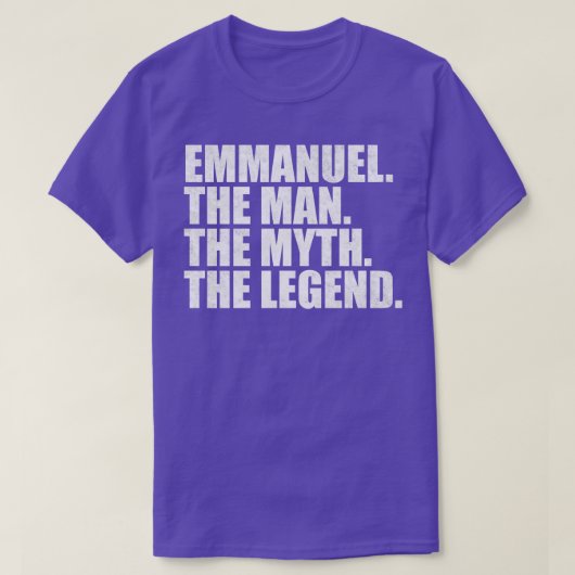 EmmanuelEmmanuel名Emmanuel与え名 Tシャツ (デザイン正面)