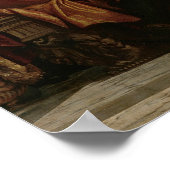 Emmausでの夕食(キャンバス油) ポスター (角)