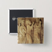 Emmausのキリストそして巡礼者 缶バッジ (正面&裏面)