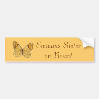 Emmausの姉妹船上に バンパーステッカー