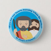 EmmausのSt. Cleopas 缶バッジ (正面)