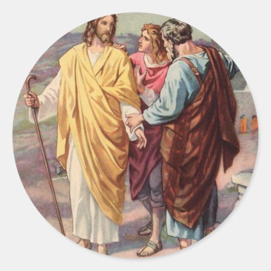 emmausへの歩行 ラウンドシール (正面)