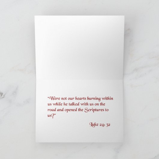 EMMAUSへの道 カード (内部)