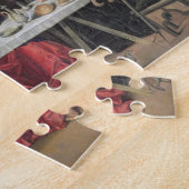 Emmaus (パネルの油)の夕食 ジグソーパズル (側面)