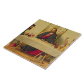 Emmaus 1520年の夕食(キャンバスの油) タイル (側面)