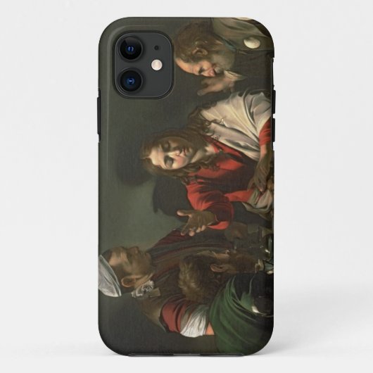 Emmaus 1601年の夕食(油およびテンペラ) Case-Mate iPhoneケース (裏面)