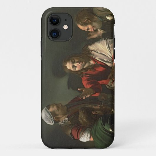 Emmaus 1601年の夕食(油およびテンペラ) Case-Mate iPhoneケース (裏面)