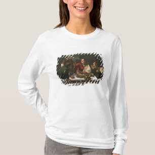 Emmaus 1601年の夕食(油およびテンペラ) tシャツ