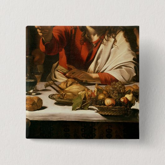 Emmaus 1601年の夕食 缶バッジ (正面)