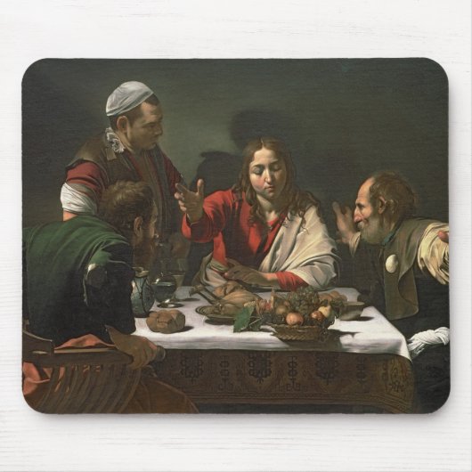 Emmaus、1601 2の夕食 マウスパッド (正面)