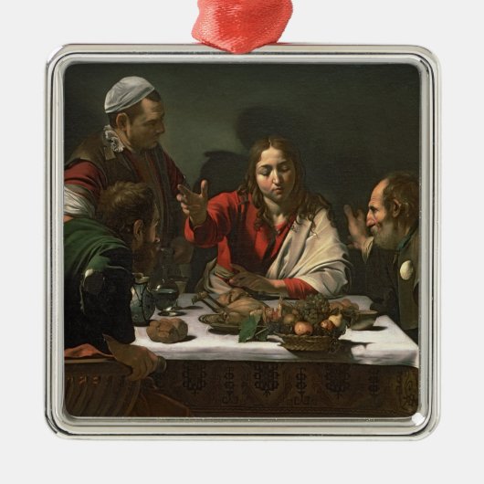 Emmaus、1601 2の夕食 メタルオーナメント (正面)