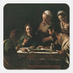 Emmaus 1606年の夕食 スクエアシール