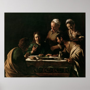 Emmaus 1606年の夕食 ポスター