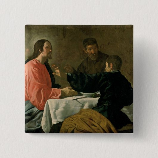 Emmaus 1620年の夕食 缶バッジ (正面)
