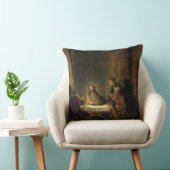 Emmaus 1648年の夕食(パネルの油) クッション (椅子)
