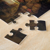 Emmaus 1648年の夕食(パネルの油) ジグソーパズル (側面)