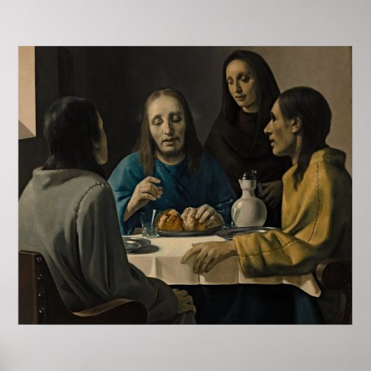 Emmaus(1937)での晩餐 – Van Meegeren ポスター (正面)
