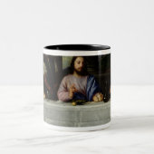 Emmaus、c.1535の夕食 ツートーンマグカップ (中央)