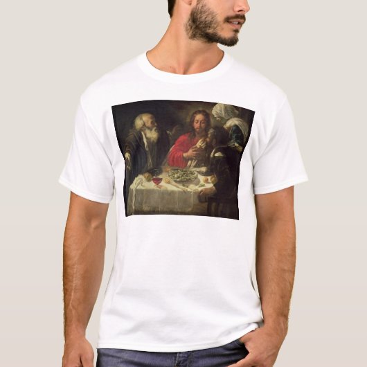 Emmaus、c.1614-21の夕食 Tシャツ (正面)