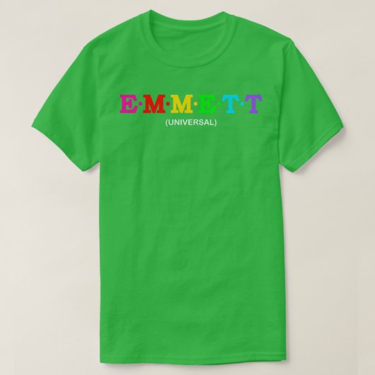 Emmettユニバーサル Tシャツ (デザイン正面)