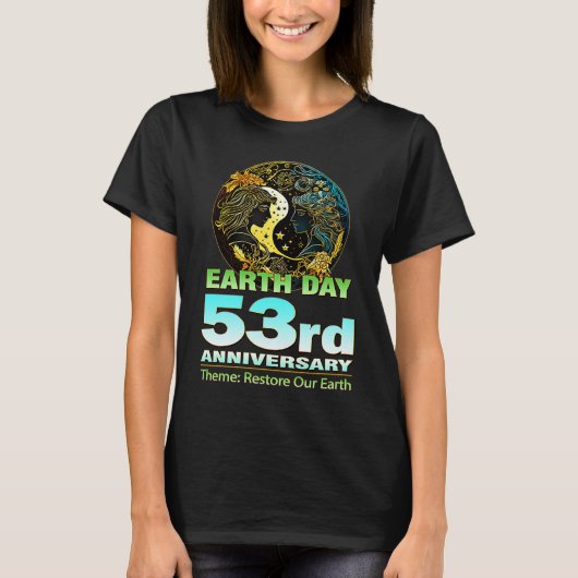 Emn Women Eco Friendly Wear for Earth Day 2023 Ann Tシャツ (正面)