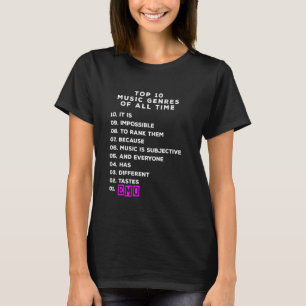 EmoことわざEmocore Music Top 10ランキングエモ Tシャツ