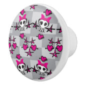 Emoのスカルパターン セラミックノブ (右)