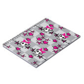 Emoのスカルパターン ノートブック (左側)