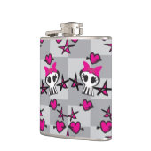 Emoのスカルパターン フラスク (左)