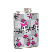 Emoのスカルパターン フラスク (右)