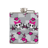 Emoのスカルパターン フラスク (裏面)