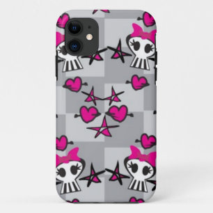 Emoのスカルパターン iPhone 11 ケース