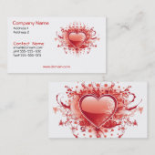 Emoのハートの名刺 名刺 (正面/裏面)