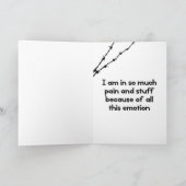 Emoのバレンタインデーカード シーズンカード (内部)